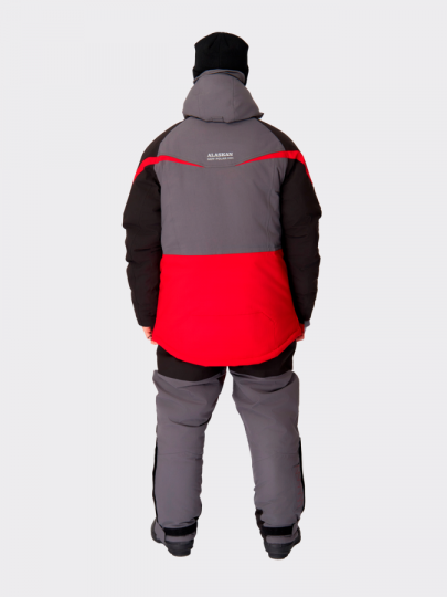 Костюм зимний Alaskan NewPolar M11 XL красн/сер/черн (куртка+полукомб.)