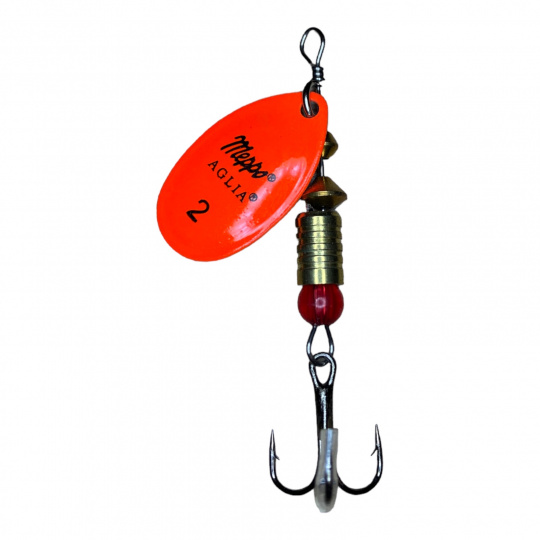 Блесна Zimo fish Aglia FLUO ORANGE №2  4.5гр