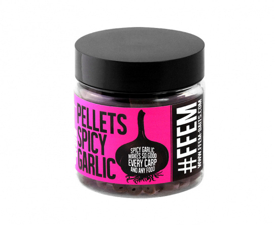 FFEM Hookbaits Pellets Spicy Garlic Halibut 8mm