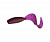 FLAGMAN Твистер Moon 2,5" #006 UV lilac 6,3см 10шт