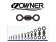 OWNER Вертлюг Stainless Barrel Swivel №4 10шт OWNER Вертлюг Stainless Barrel Swivel №4 10шт