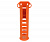 FLAGMAN Держатель удилища поясной Plastic Cap Rods Оrange