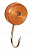Мормышка Тульская Шайба Ф5.0 Ч медь