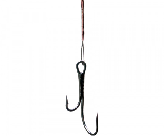 CATCHER Поводок Stainless Steel с двойником №2 X7 10кг 25см 3шт