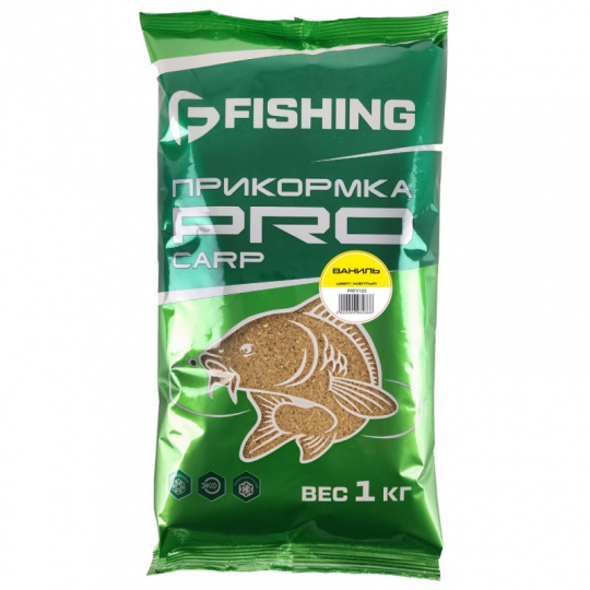 F-FISHING Прикормка для рыбы PRO Carp Ваниль 1кг
