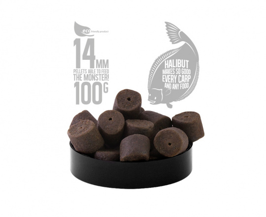 FFEM Hookbaits Pellets Black Halibut 14mm
