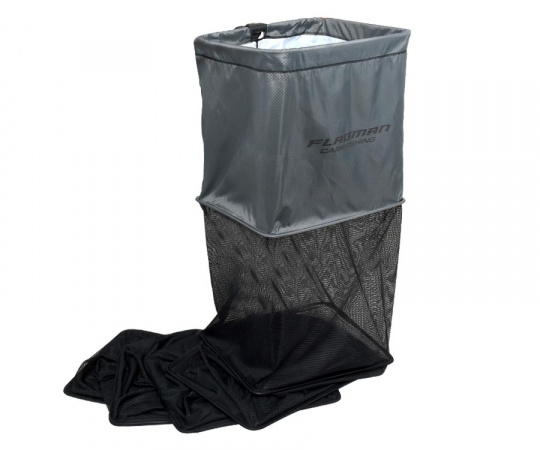 FLAGMAN Садок прямоугольный 50x40см black color Double thick 3м нейлон