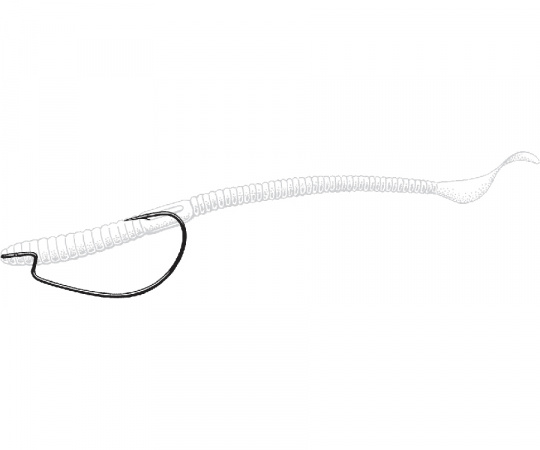 Крючок OWNER J - Light Worm Hook BC №4/0 5шт